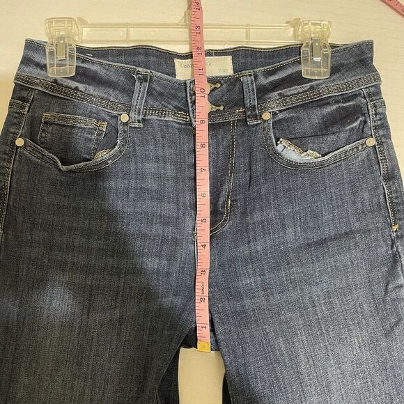 Women's Flare Jeans Banjara Boot Leg Boho Jeans Size 27 Raw Hem Festival - Picture 5 of 6